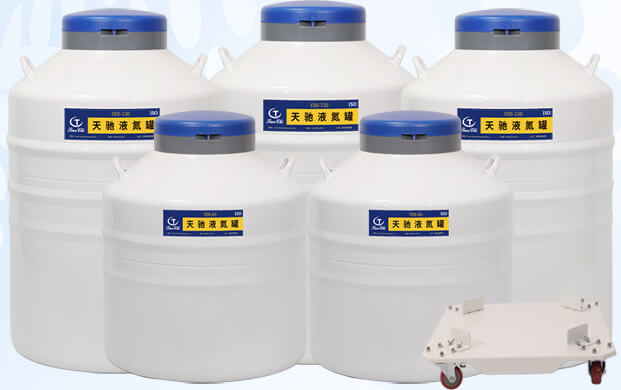 大口徑液氮生物容器都帶花盤么？